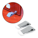 2pcs Rubber Wedge Door Stopper Child Safety Guard Protector Door Stop  FTR