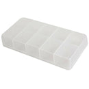 10 Compartments Plastic Clear False Nail Tips Storage Box Holder Organzier A