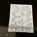 2Pcs Maple Leaf Silicone Cake Fondant Chocolate Sugarcraft Mold DIY Baking Decor