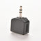 3.5mm Stereo Y Splitter Audio Adapter - 1/8" Male Plug to 2 Dual Female Jacks ES