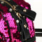 Women Backpack Sequins Glitter Backpack Shiny Bag Teenager Girls School Bag