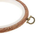 Plastic Oval Frame Hoop Ring Embroidery Cross Stitch Sewing Tools Craft - 1
