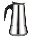 Stainless Steel Espresso Percolator Coffee Stovetop Maker Mocha Pot 2 Cups