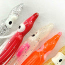 50PCS Squid Skirt Lures Bait Hoochies Saltwater Soft Fishing Lures DPL