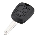 2 Buttons Remote Key Case Shell Fob Repair Kit for Peugeot 206