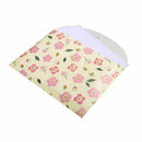 Floral Printed Festival Letter Size Poly Envelopes Document Organizer Bookl