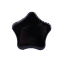 M6 x 15mm Male Thread Screw Star Head Locking Screw Handle Black 2 Pcs D3K2