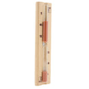 15 Minutes Sauna Room Sand Clock Glass Timer, Wooden Hourglass with Red Sands,