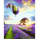 Painting By Numbers Kit DIY Air Balloon Hand Painted Canvas Oil Art Picture