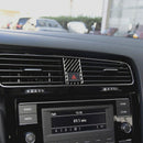 Carbon Fiber Double Flash Light Emergency Light Button Frame Cover Trim For