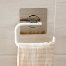 Toilet Paper Holder Wall-Mounted Holder Punch Free For Bathroom Kitchen HangE7P7