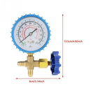 220Psi Air Conditioning Refrigerant Recharge Pressure Gauge Manometer