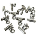 10X Spring Binder Clips Bulldog Clip Paper File Clamps Letter Money F2X5