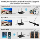 2-in-1 CSR Audio Adapter Bluetooth 5.0 Wireless Receiving Transmittin For TS Hn