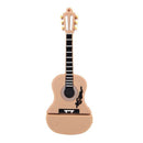 Guitar USB2.0 16GB Flash U disc brown O4K4