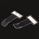 5Pcs Portable Car Windscreen Parking Ticket Clear Permit Holder Clip Stic JR