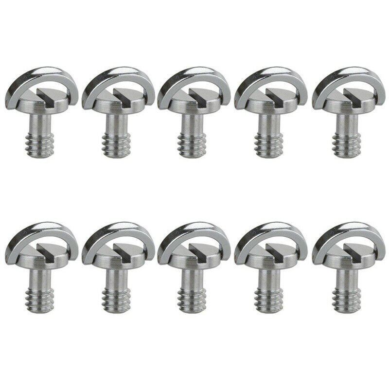 1/4 "D-ring Mounting Screws for Camera Tripod QR-board LS007 Stainless Steel FDG