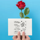 Greeting Word Silicone Transparent Seal Stamp for DIY Scrapbook Photo Album A