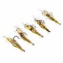 5 Pcs Lures Bait Shrimp Fishing Simulation Prawn Saltwater Hooks Fish Supplies ^