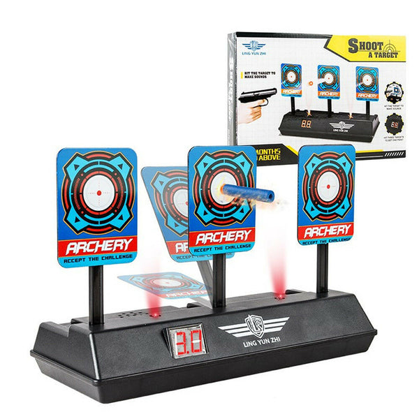 Auto-Reset Intelligent Light Sound Effect Scoring Electronic Digital Target Toys