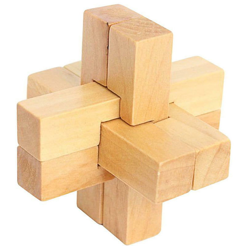 Kongming Luban Lock Kids Wooden Chinese Traditional Puzzle Child Brain Game