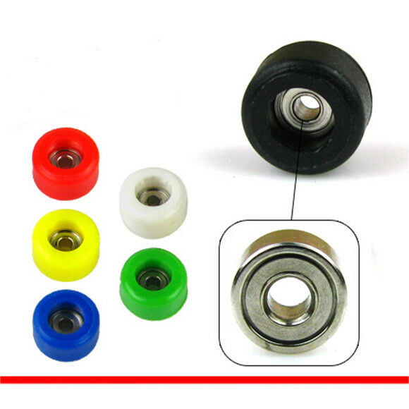4 Pcs/Set Professional Urethane  Bearing Wheels for Wooden Fingerboard