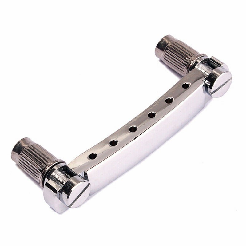 1 Set Roller Saddle Bridge Tailpiece with Studs Anchors Replacement for LP SG