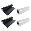 Matte Heat Transfer Vinyl HTV Get 4Roll Black White