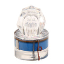 Mini Diamond LED Fishing Squid Fish Lure Light Flashing Lamp Blue A