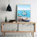 5D DIY Full Drill Diamond Painting Beach View Cross Stitch Embroidery Kits