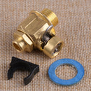 F108S Car Engine Quick Oil Drain Valve M16-1.5 16mm with Nipple Metal