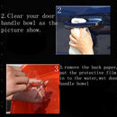4PCS/SET UNIVERSAL INVISIBLE CLEAR CAR DOOR HANDLE SCRATCH PROTECTOR FILM Effici