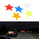 10pcs Star Shape Scotchlite Hi-Vis Reflective Stickers High Visibility Dec BBV