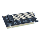 M.2 NVMe SSD NGFF TO PCI-e 3.0 X16 adapter M-Key interface card Full speed