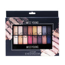 Missyoung Eye Shadow Palette 16 Colors Fashion Eyeshadow Textured Pallete F