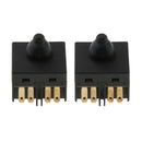 2pcs Black New Universal Replacement Switch for Angle Grinder 100mm Accs