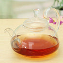 800ml Clear Glass Heat Resistant Teapot / Infuser Flower / Green Leaf Tea P
