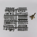 4Pcs/Set Characters For Felt Letter Board Numbers For Letter Board Changeable