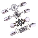 4 PCS Shirt Collar Clip Cardigan Holder Sweater Shawl Clip Duckbill Clothin R2R4
