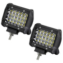 4"72W Quad Row LEDWork Light Offroad Spotlight Driving Fog Lamp Truck4WD Boat q_