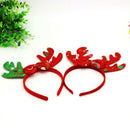 Xmas Reindeer Antler Feather Headband Party Supply Costumes Headwear Girl Props