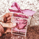 Clear Rose Display Case Rose Flower Holder Storage Box Transparent Gift Box