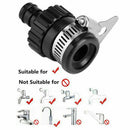 Universal Water Faucet Adapter Tap Connector Kitchen Garden Hose Pipe Fitting J8