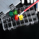 24-Well Airtight Leak Watercolor Paint Palette Box for Watercolors Half Pan W7H9
