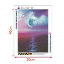 4 Pack Moon DIY 5D Diamond Painting Kits Full Drill Cross Stitch Home Decor