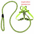 Night safety Strong Reflective Dog Leash Collar Pet Leads Belt Adjustable TrC2U7