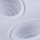 Round Silicone Soap Mold 6 Cavities Mousse Cake Mould Soap 3C
