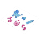 Silicone Clear Baby Stamp Metal Cutting Dies Stencil Frame Scrapbook Album