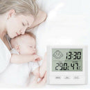 Digital Indoor Hygrometer Thermometer With Time Display,Accurate Temperatur H6R1