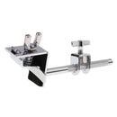 Durable Metal Bass Drum Hoop Mounted Cowbell Holder Clamp for Drummer Drum